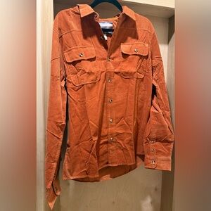 Toddland Men's Orange Jacket 100% Cotton New with Tags 🏷️